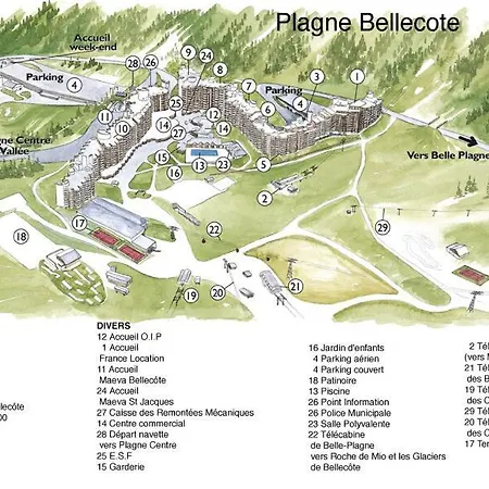 Résidence Les Glaciers 1 Et 2 - Fonctionnel · Accès Direct Aux Pistes · Vue Sur La Vallée Mae-3778 Appartement